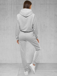 Kétrészes női tréning szett Világos-szürke OZONEE O/12109