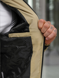 Férfi dzseki bézs OZONEE JS/62M9502/62