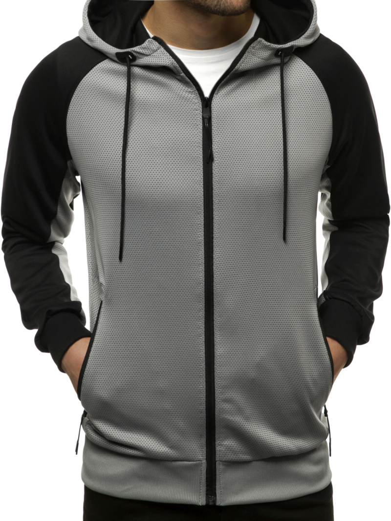 Férfi Melegítő felső Szürke OZONEE JS/88006