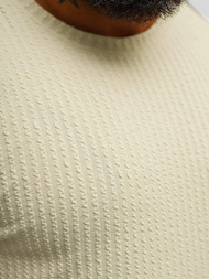 Férfi Póló Bézs OZONEE O/7766T