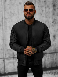 Férfi bomber dzseki fekete OZONEE JS/AK95Z