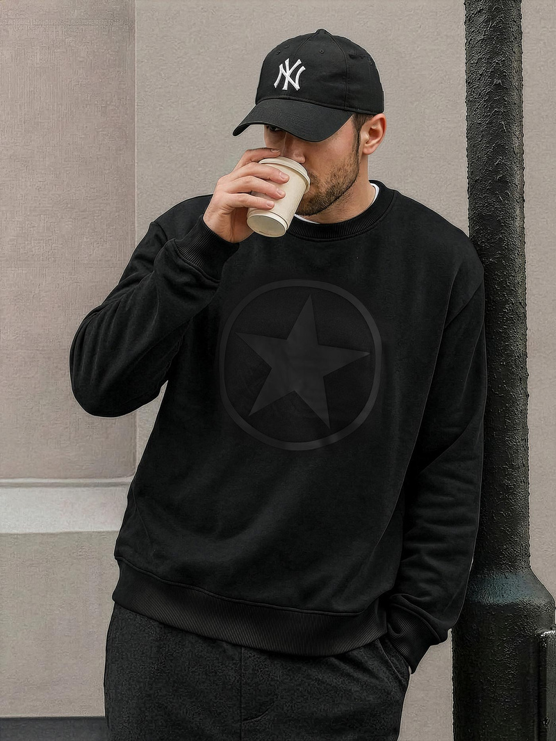 Férfi Melegítő Felső Fekete OZONEE JS/8B1991/3