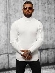 Férfi Pulóver Ecru OZONEE L/2467Z