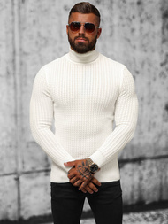 Férfi pulóver ecru OZONEE L/1539Z