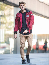 Férfi nadrág jogger camel OZONEE A/404