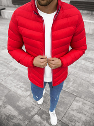 Férfi átmeneti kabát piros OZONEE JB/JP1100Z