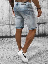 Férfi rövidnadrág világos-kék OZONEE NB/MP0262BC