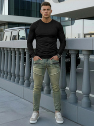 Férfi farmer nadrág kék OZONEE O/EM8951Z