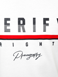 Férfi póló Fehér OZONEE JS/SS10972