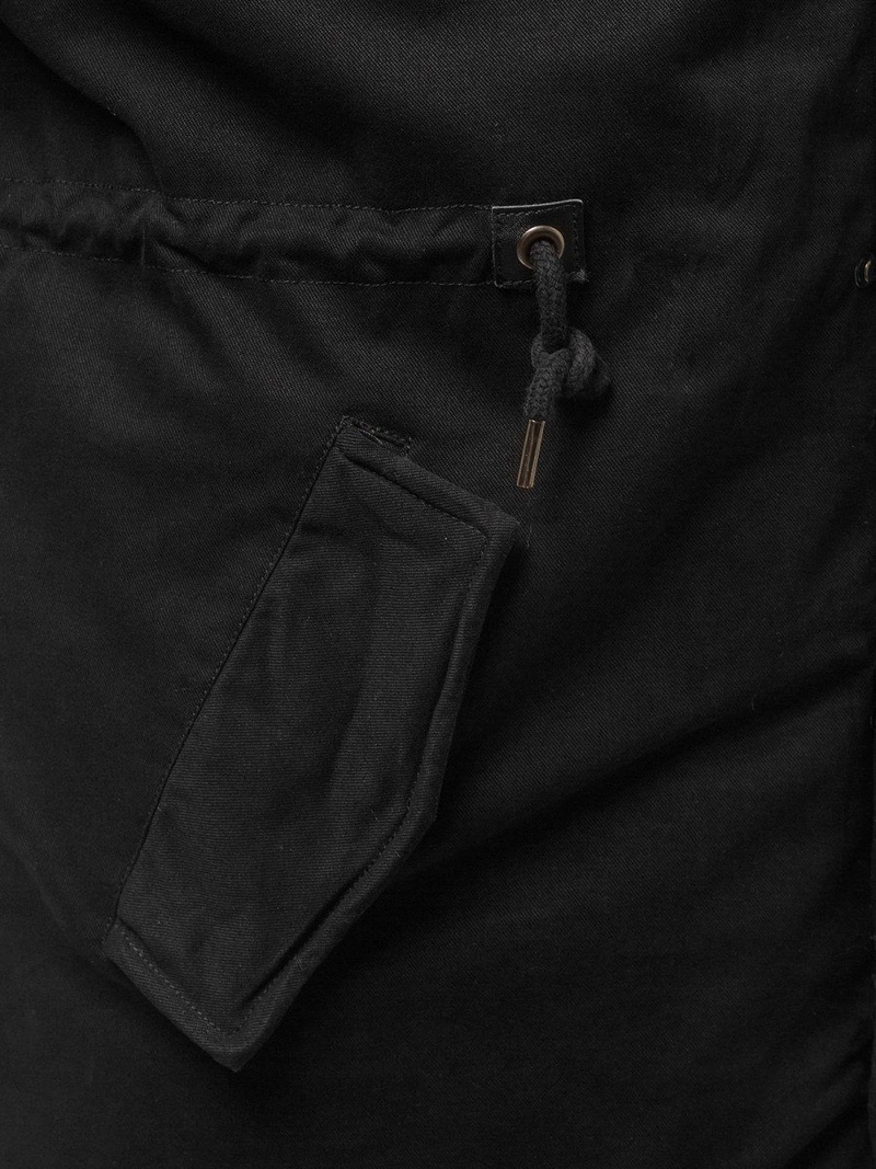 Férfi téli parka kabát fekete OZONEE O/5578Z