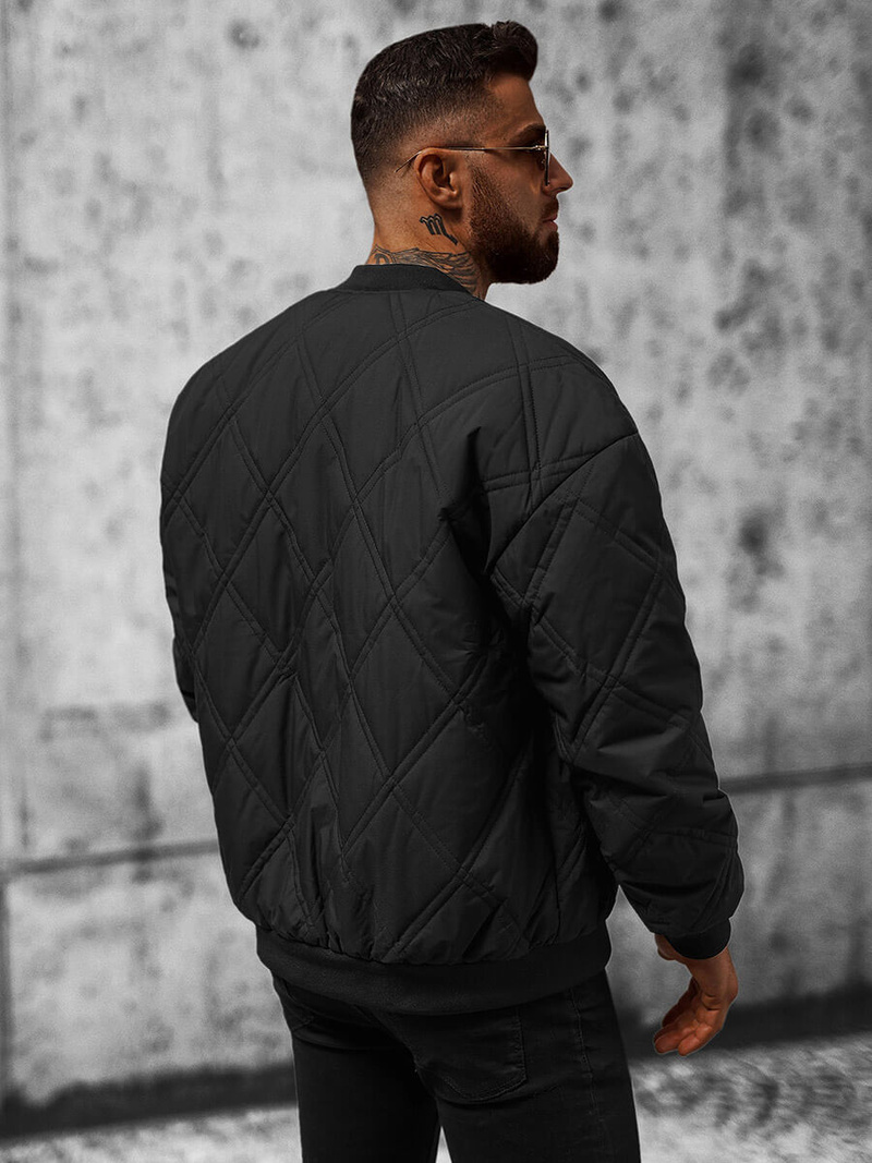 Férfi dzseki fekete OZONEE JS/84M3020/392