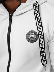 Férfi melegítő együttes fehér-fekete OZONEE O/LN11887