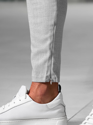 Férfi chino nadrág szürke OZONEE DJ/3300Z