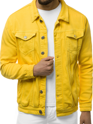Férfi farmer dzseki sárga OZONEE G/620