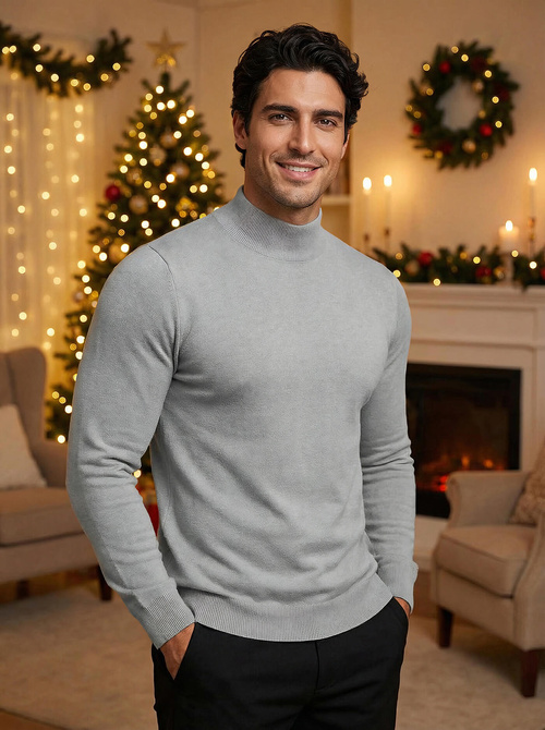 Férfi Pulóver Szürke OZONEE V/V24503Z