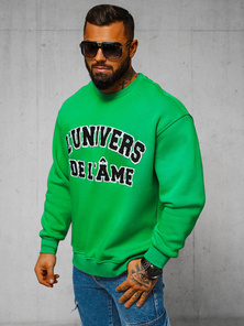 Pulóver zöld OZONEE O/SWE23055