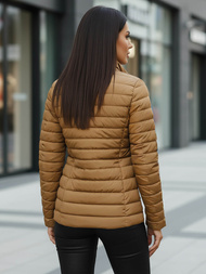 Női kabát sötét-bézs OZONEE JS/16M9109/84Z