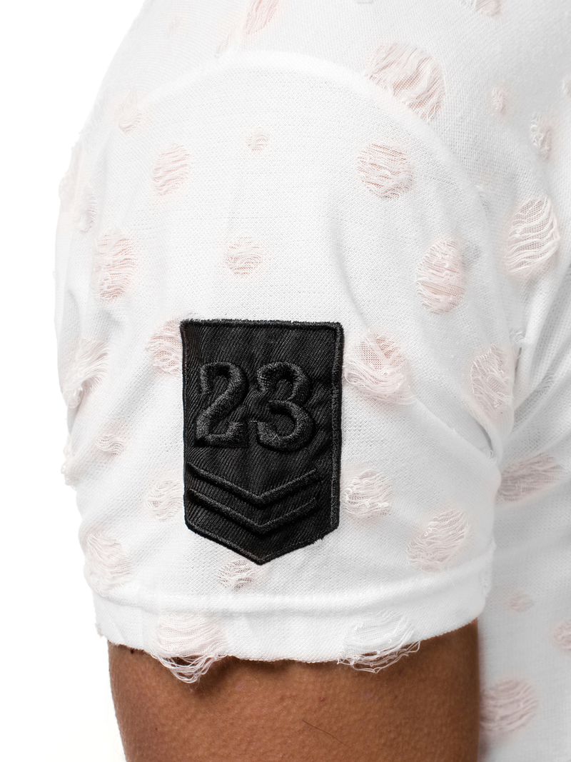 Férfi póló Fehér MJ/318YZ