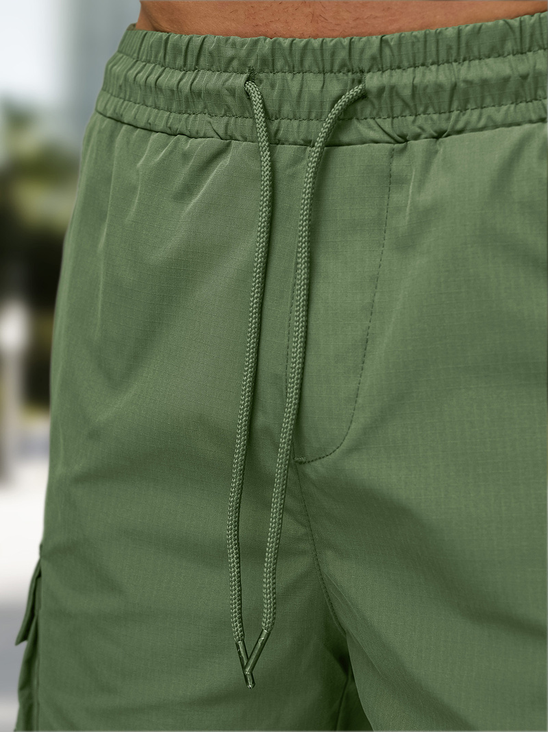 Férfi rövidnadrág khaki OZONEE JS/27K6538/60