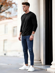 Férfi farmer nadrág sötét-kék OZONEE O/JK2951Z