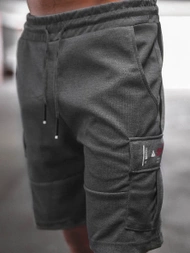 Férfi Rövidnadrág Grafit OZONEE O/WW20016/3