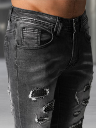 Férfi farmer nadrág fekete OZONEE NB/MP0152NZ