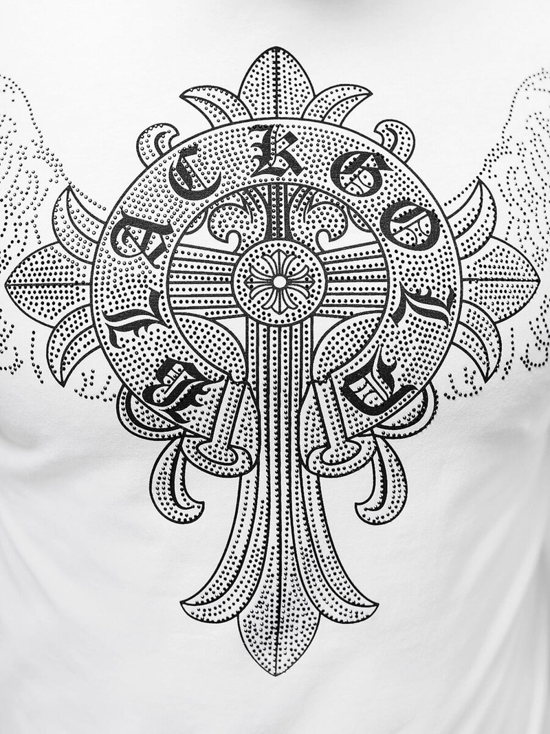 Férfi Póló Fehér OZONEE NB/MT3037Z