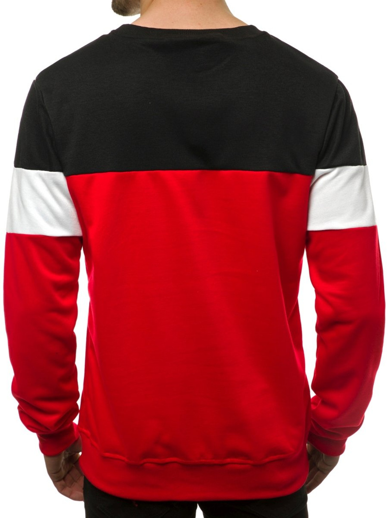 Férfi blúz Piros OZONEE JS/JZ11053