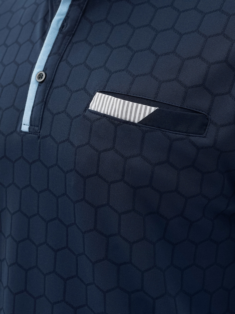 Férfi galléros póló gránát OZONEE O/QQ923