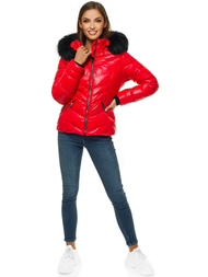 Női dzseki Piros OZONEE JS/M23068/2