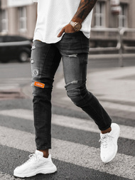 Férfi farmer nadrág fekete OZONEE NB/MP0047NZ