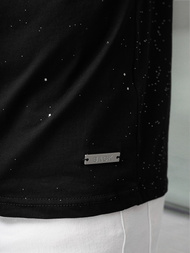 Férfi Póló Fekete OZONEE O/QQ1390