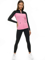 Női Melegítő Felső Rózsaszín-Fekete OZONEE JS/HD149/25