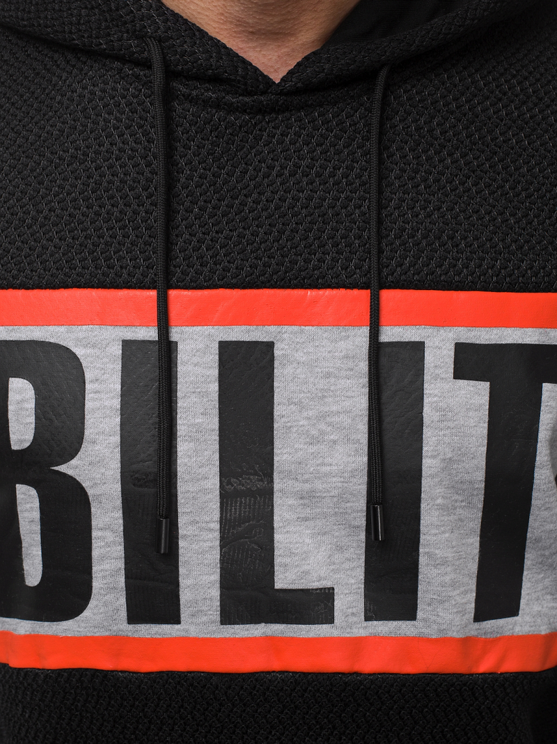 Férfi blúz grafit Fekete OZONEE JS/KS1936Z