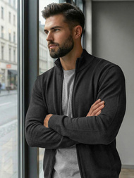 Férfi Pulóver Grafit OZONEE JS/59B3605/5