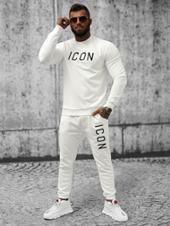 Férfi melegítő együttes fehér OZONEE 20