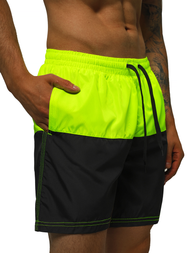 Férfi Fürdőnadrág Sárga-Fekete OZONEE JS/HM056