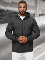 Férfi softshell kabát grafit OZONEE JS/27B6529/5