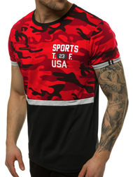 Férfi póló Piros OZONEE JS/SS10982