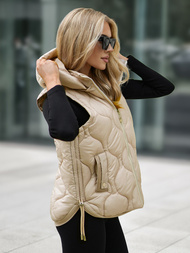 Női Mellény Bézs OZONEE JS/5M3235/62