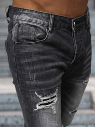 Férfi farmer nadrág fekete OZONEE NB/MP0075N