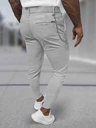 Férfi chino nadrág szürke OZONEE DJ/3300