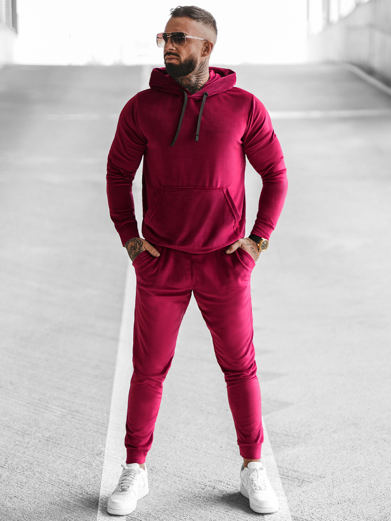 Férfi Melegítő Együttes Bordó OZONEE O/12131Z