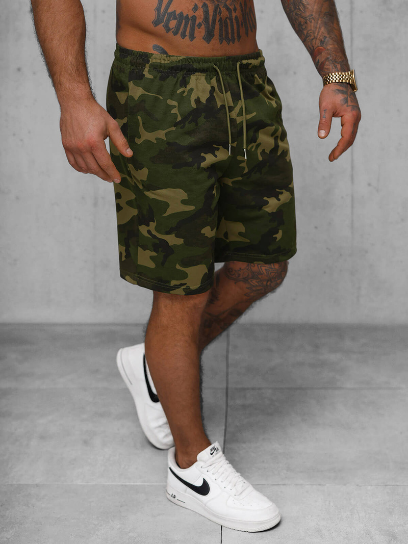 Férfi Rövidnadrág Zöld OZONEE JS/8K283/29