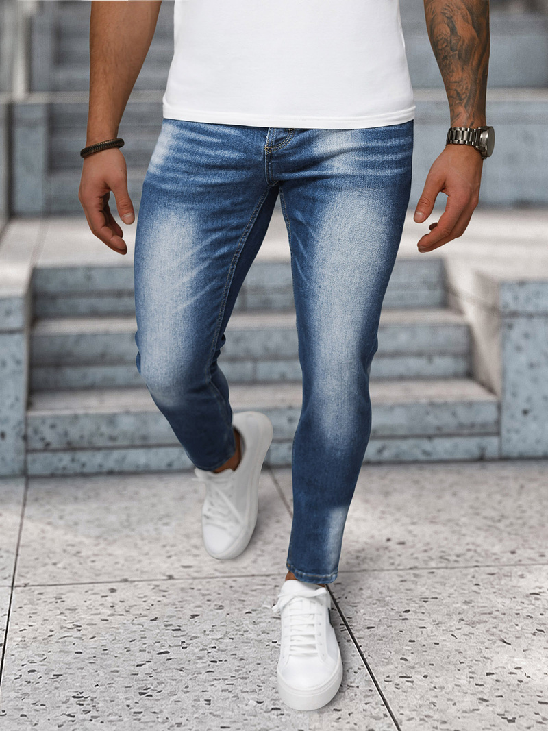 Férfi farmer nadrág kék OZONEE NB/MP0199BC