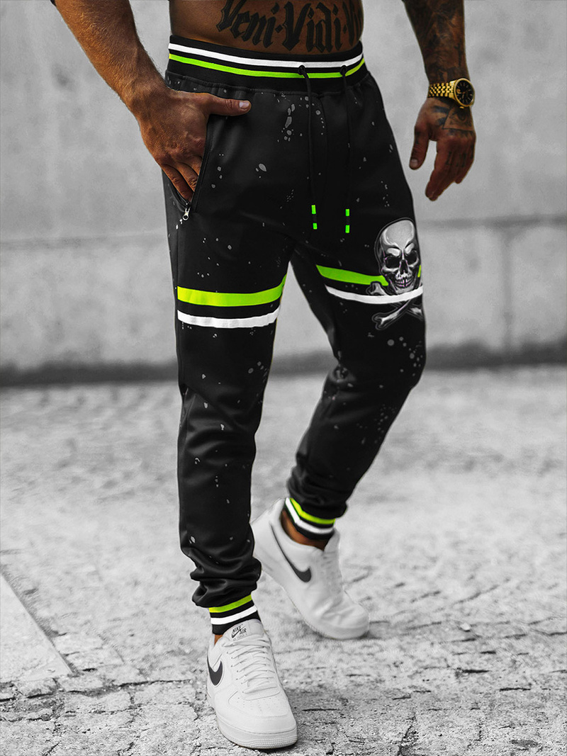 Férfi melegítő nadrág Fekete OZONEE JS/K10227Z