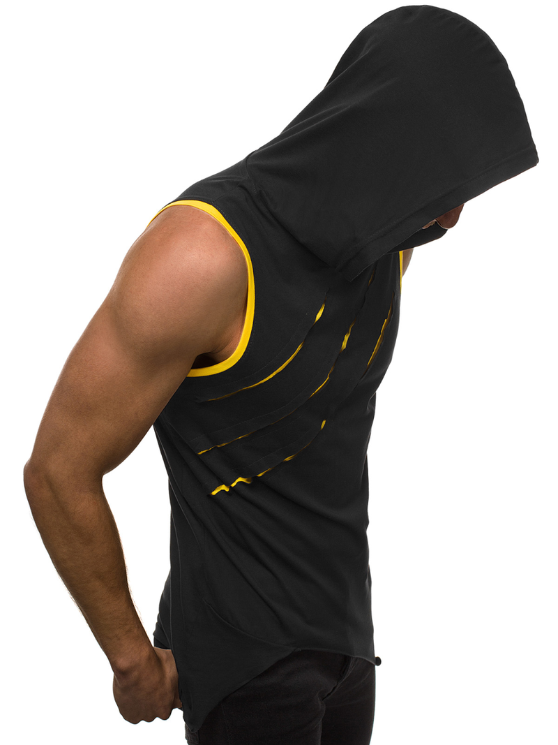 Férfi trikó fekete-sárga OZONEE O/1254Z