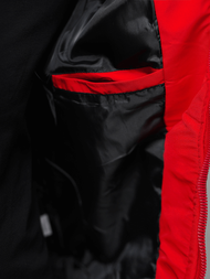 Férfi dzseki piros OZONEE JS/84M3013/270