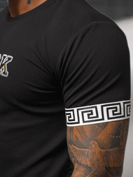 Férfi Póló Fekete OZONEE O/T7571