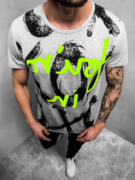 Férfi póló Szürke OZONEE JS/KS1985Z